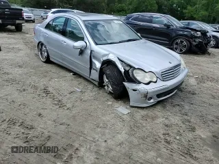2006 Mercedes-Benz C 280 Luxury with VIN WDBRF54H56A871433, listed as a Copart auction lot 57302905 with 127,105 mi miles and Salvage title. Bid and sale history available at DreamBid. Image 14.