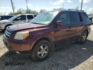 2007 Honda Pilot EX-L with VIN 5FNYF18527B025243, listed as a Copart auction lot 51981585 with 273,134 mi miles and Salvage Title. Bid and sale history available at carsss.com. Image 1.