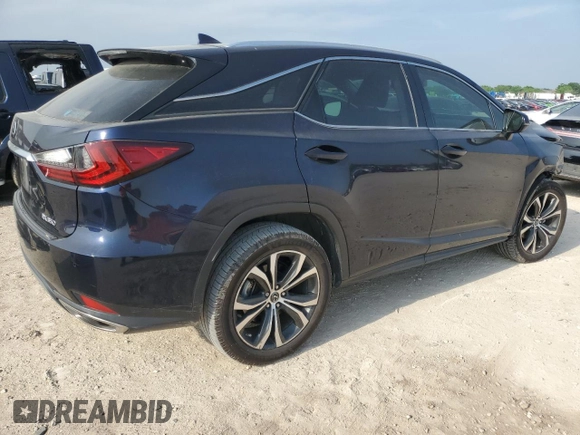 2020 Lexus RX with VIN 2T2HZMAA5LC165832, listed as a Copart auction lot 51622885 with 41,223 mi miles and Salvage Title. Bid and sale history available at carsss.com. Image 3.