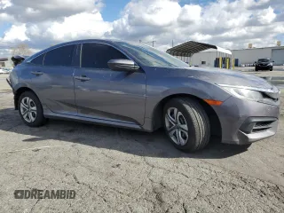 2018 Honda Civic LX with VIN 2HGFC2F58JH564476, listed as a Copart auction lot 49148625 with 83,861 mi miles and Salvage Title. Bid and sale history available at DreamBid. Image 4.