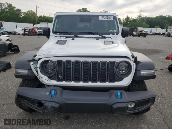 2025 Jeep Wrangler Rubicon z VIN 1C4RJXR66SW602471, wystawiony jako Copart lot #58302595 z przebiegiem 297 mil mil oraz Czysty tytuł • Clean title. Historia ofert i sprzedaży dostępna na DreamBid. Obrazek 5.