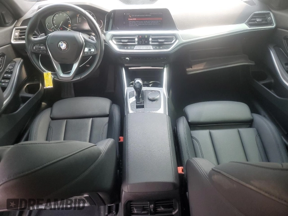 2020 BMW 3 Series 330i with VIN 3MW5R1J00L8B16760, listed as a Copart auction lot 59345705 with 39,672 mi miles and Salvage title. Bid and sale history available at DreamBid. Image 8.