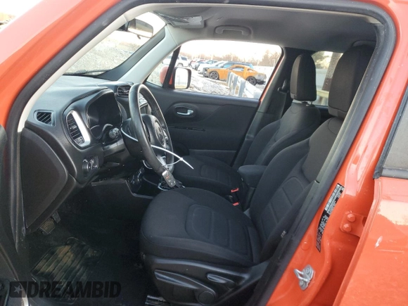 2021 Jeep Renegade Latitude z VIN ZACNJDBB9MPM22242, wystawiony jako Copart lot #45907625 z przebiegiem 46 940 mil mil oraz Nie do naprawy • Non repairable. Historia ofert i sprzedaży dostępna na DreamBid. Obrazek 7.