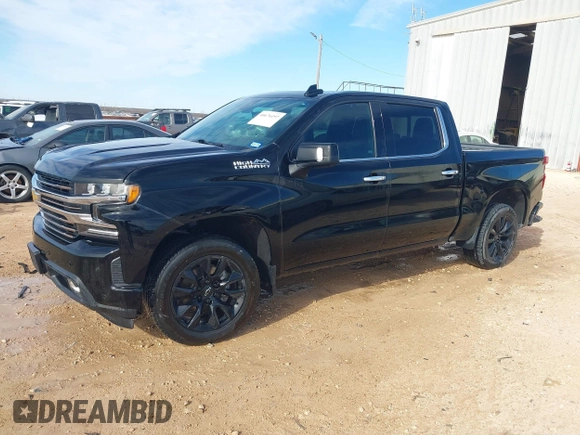 2020 Chevrolet Silverado 1500 High Country with VIN 3GCUYHEL2LG432410, listed as a IAAI auction lot 40676197 with 60,657 mi miles. Bid and sale history available at carsss.com. Image 2.
