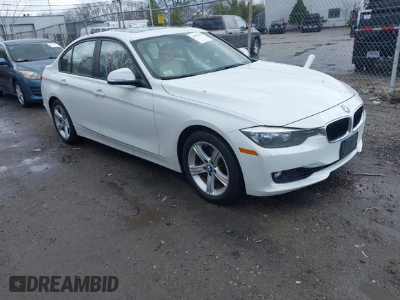 2013 BMW 3 Series 328i xDrive with VIN WBA3B5G5XDNS04574, listed as a IAAI auction lot 41935635 with 135,408 mi miles. Bid and sale history available at carsss.com. Image 1.