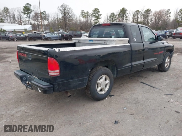 1999 Dodge Dakota with VIN 1B7FL22P8XS232450, listed as a IAAI auction lot 41754680 with 122,594 mi miles. Bid and sale history available at carsss.com. Image 4.
