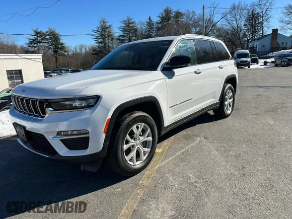 2023 Jeep Grand Cherokee Limited z VIN 1C4RJHBG4PC512012, wystawiony jako Copart lot #44384795 z przebiegiem 43 250 mil mil oraz Czysty tytuł • Clean title. Historia ofert i sprzedaży dostępna na DreamBid. Obrazek 1.