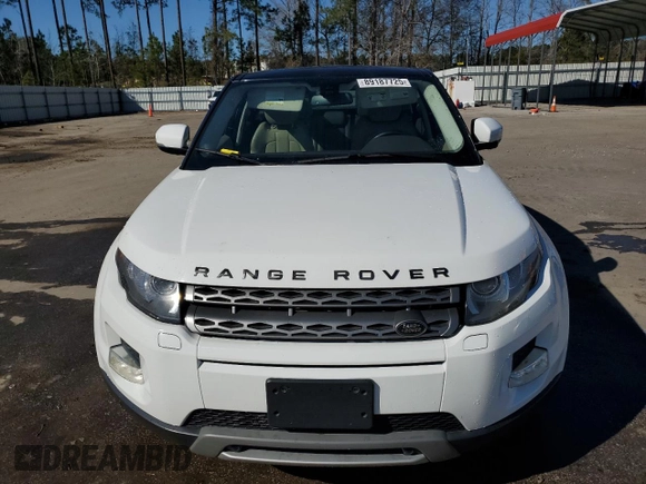 2013 Land Rover Range Rover Evoque Pure Plus with VIN SALVP2BG0DH803298, listed as a Copart auction lot 89187725 with 97,874 mi miles and Salvage Title. Bid and sale history available at carsss.com. Image 5.
