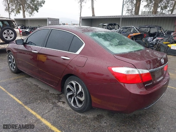 2015 Honda Accord Sedan LX with VIN 1HGCR2F38FA111688, listed as a IAAI auction lot 41725559 with 110,364 mi miles. Bid and sale history available at carsss.com. Image 3.