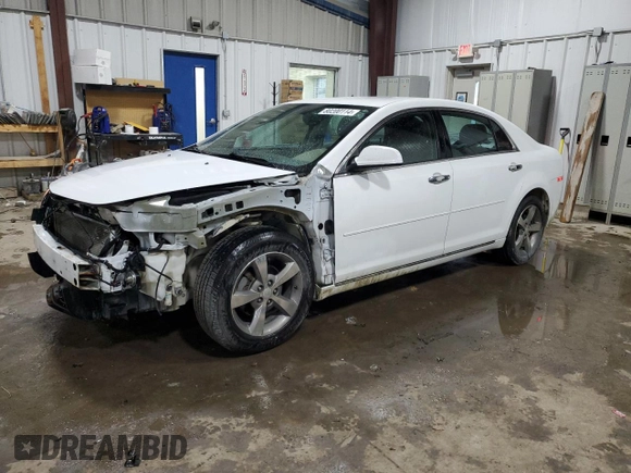 2012 Chevrolet Malibu 1LT with VIN 1G1ZC5E05CF203741, listed as a Copart auction lot 80200114 with 58,082 mi miles and Salvage Title. Bid and sale history available at DreamBid. Image 1.