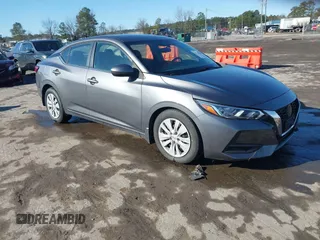 2022 Nissan Sentra S with VIN 3N1AB8BV7NY231435, listed as a IAAI auction lot 41527240 with 52,690 mi miles. Bid and sale history available at carsss.com. Image 1.
