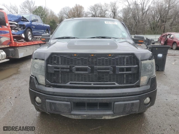 2014 Ford F-150 XL with VIN 1FTMF1CT9EFB54612, listed as a Copart auction lot 43210385 with 116,719 mi miles and Salvage Title. Bid and sale history available at carsss.com. Image 5.