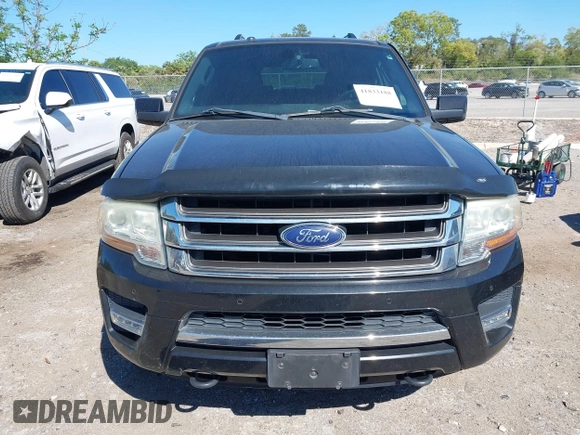 2015 Ford Expedition Max Limited with VIN 1FMJK2AT1FEF07080, listed as a IAAI auction lot 41833188 with 158,618 mi miles and . Bid and sale history available at DreamBid. Image 12.