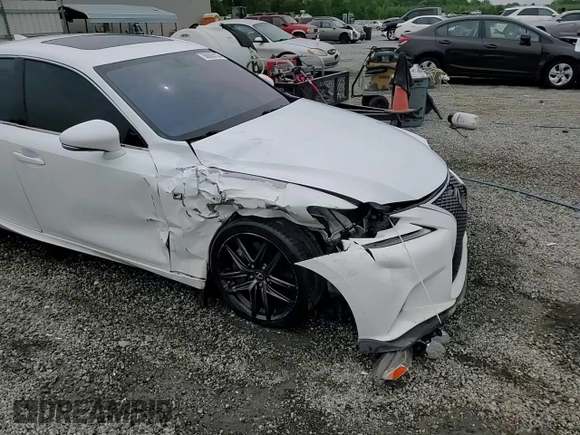 2015 Lexus IS 350 with VIN JTHBE1D2XF5022593, listed as a Copart auction lot 56003135 with 123,606 mi miles and Salvage title. Bid and sale history available at DreamBid. Image 13.