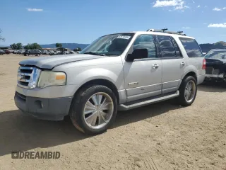2007 Ford Expedition XLT z VIN 1FMFU15507LA48143, wystawiony jako Copart lot #53579105 z przebiegiem 109 367 mil mil oraz Szkoda całkowita • Salvage title. Historia ofert i sprzedaży dostępna na DreamBid. Obrazek 1.