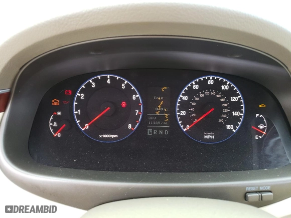 2008 Hyundai Azera Limited with VIN KMHFC46F78A263155, listed as a Copart auction lot 75874974 with 114,857 mi miles and Salvage Title. Bid and sale history available at carsss.com. Image 9.