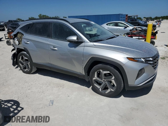 2023 Hyundai Tucson SEL with VIN 5NMJF3AEXPH167684, listed as a Copart auction lot 49122785 with 21,182 mi miles and Salvage Title. Bid and sale history available at carsss.com. Image 4.