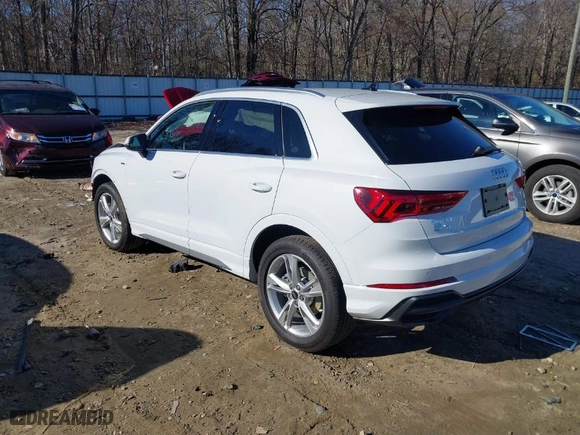 2022 Audi Q3 S line Premium Plus with VIN WA1EECF39N1068416, listed as a IAAI auction lot 41328206 with 11,016 mi miles. Bid and sale history available at carsss.com. Image 3.