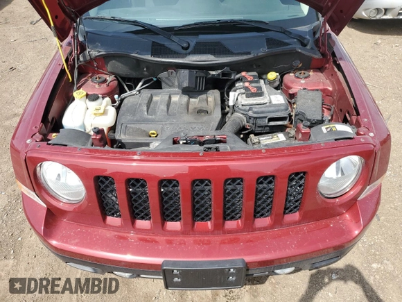 2017 Jeep Patriot High Altitude with VIN 1C4NJRFB3HD174634, listed as a Copart auction lot 54771665 with 92,344 mi miles and Salvage title. Bid and sale history available at DreamBid. Image 11.