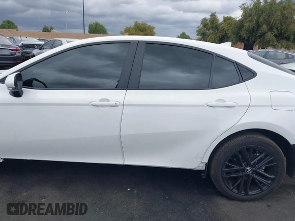 2025 Toyota Camry LE with VIN 4T1DAACK3SU087725, listed as a IAAI auction lot 42067493 with 3,217 mi miles and . Bid and sale history available at DreamBid. Image 15.