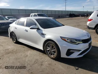 2019 Kia Optima LX z VIN 5XXGT4L39KG318509, wystawiony jako Copart lot #54781755 z przebiegiem 84 408 mil mil oraz Szkoda całkowita • Salvage title. Historia ofert i sprzedaży dostępna na DreamBid. Obrazek 4.