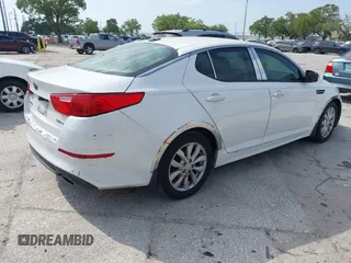 2015 Kia Optima EX with VIN 5XXGN4A72FG414486, listed as a IAAI auction lot 41870529 with 119,029 mi miles. Bid and sale history available at carsss.com. Image 4.