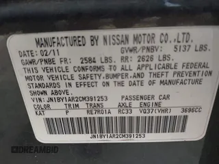 2012 Infiniti M37 with VIN JN1BY1AR2CM391253, listed as a IAAI auction lot 41916069 with 248,141 mi miles. Bid and sale history available at carsss.com. Image 9.