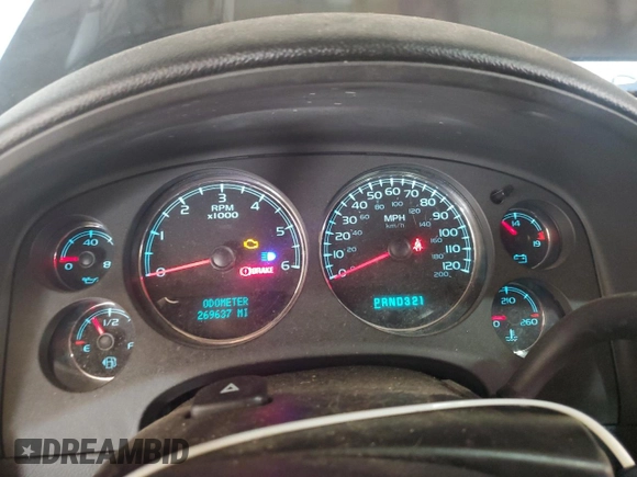 2007 Chevrolet Suburban LTZ with VIN 1GNFK163X7J252250, listed as a Copart auction lot 58479585 with 269,637 mi miles and Clean title. Bid and sale history available at DreamBid. Image 9.