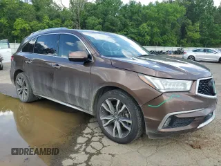 2019 Acura MDX Advance with VIN 5J8YD3H85KL000548, listed as a Copart auction lot 53649495 with 159,229 mi miles and Salvage title. Bid and sale history available at DreamBid. Image 4.
