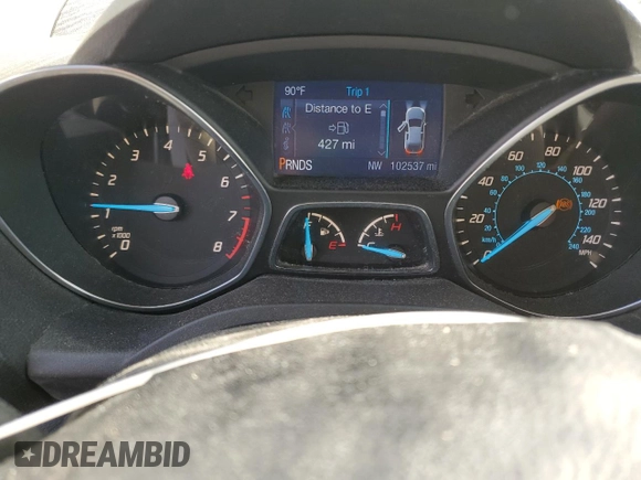 2014 Ford Escape SE z VIN 1FMCU0GX2EUA26924, wystawiony jako Copart lot #55389485 z przebiegiem 102 537 mil mil oraz Szkoda całkowita • Salvage title. Historia ofert i sprzedaży dostępna na DreamBid. Obrazek 9.