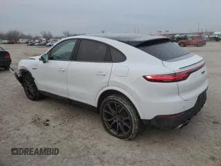 2021 Porsche Cayenne E-Hybrid Hybrid with VIN WP1BE2AY7MDA44052, listed as a Copart auction lot 44595335 with 45,896 mi miles and Salvage title. Bid and sale history available at DreamBid. Image 2.