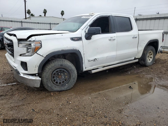 2021 GMC Sierra 1500 SLT with VIN 3GTU9DED2MG127442, listed as a Copart auction lot 87460484 with 73,982 mi miles and Clean Title. Bid and sale history available at carsss.com. Image 1.