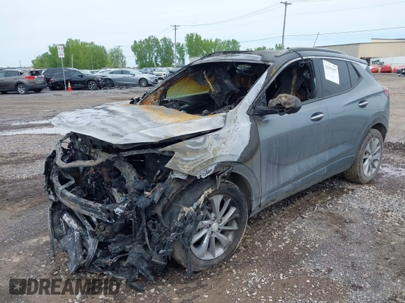 2022 Buick Encore GX Essence with VIN KL4MMGSL2NB024182, listed as a IAAI auction lot 42353157 with 19,670 mi miles and . Bid and sale history available at DreamBid. Image 16.