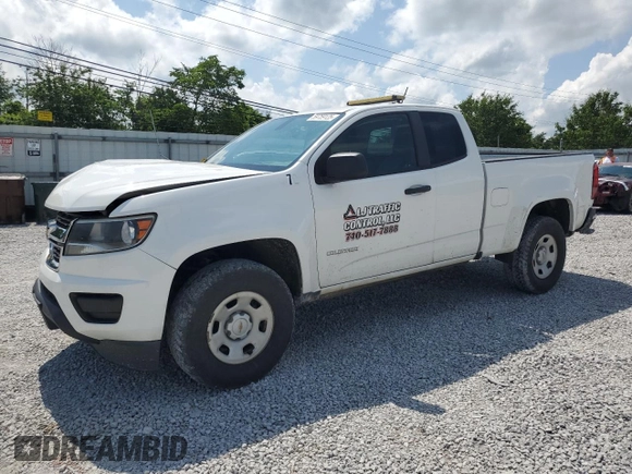 2018 Chevrolet Colorado 2WD Work Truck with VIN 1GCHSBEA2J1316084, listed as a Copart auction lot 59759125 with 133,757 mi miles and Salvage title. Bid and sale history available at DreamBid. Image 1.