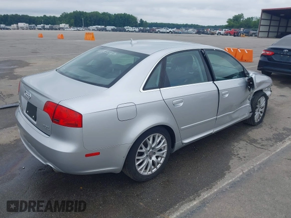2008 Audi A4 2.0T with VIN WAUDF78E48A169711, listed as a IAAI auction lot 42308726 with 132,916 mi miles and . Bid and sale history available at DreamBid. Image 4.