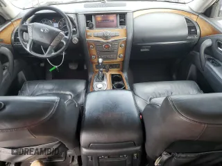 2012 Infiniti QX56 8-passenger with VIN JN8AZ2ND8C9715923, listed as a Copart auction lot 79192944 with 250,177 mi miles and Salvage Title. Bid and sale history available at carsss.com. Image 8.