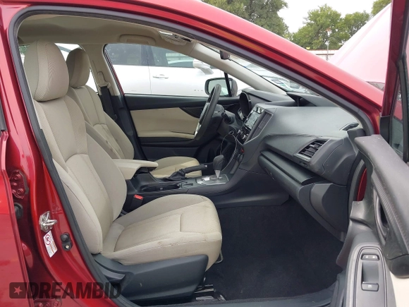 2019 Subaru Impreza with VIN 4S3GTAB64K3715751, listed as a IAAI auction lot 42395464 with 83,612 mi miles and . Bid and sale history available at DreamBid. Image 5.
