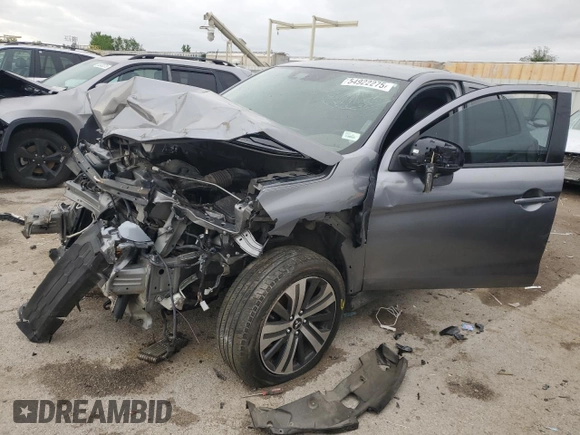 2021 Mitsubishi Outlander ES z VIN JA4ARUAU7MU019575, wystawiony jako Copart lot #54922275 z przebiegiem 109 423 mil mil oraz Szkoda całkowita • Salvage title. Historia ofert i sprzedaży dostępna na DreamBid. Obrazek 1.