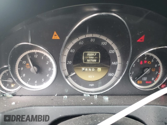 2012 Mercedes-Benz E 350 with VIN WDDKJ5KB3CF138222, listed as a Copart auction lot 72803394 with 167,584 mi miles and Salvage Title. Bid and sale history available at DreamBid. Image 9.
