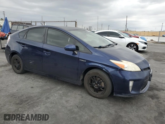 2014 Toyota Prius Four with VIN JTDKN3DU6E0369543, listed as a Copart auction lot 53692765 with 255,540 mi miles and Salvage Title. Bid and sale history available at DreamBid. Image 4.