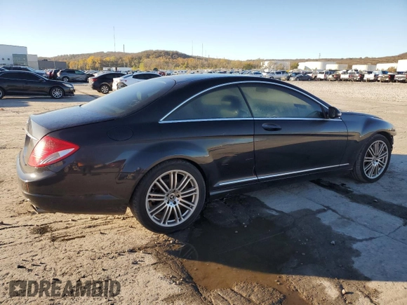 2008 Mercedes-Benz CL-Class V8 with VIN WDDEJ71X48A014230, listed as a Copart auction lot 80926854 with 57,912 mi miles and Salvage Title. Bid and sale history available at carsss.com. Image 3.