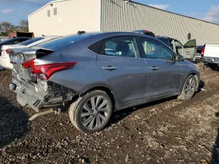 2022 Hyundai Accent Limited with VIN 3KPC34A61NE166041, listed as a Copart auction lot 82451774 with 59,689 mi miles and Salvage Title. Bid and sale history available at carsss.com. Image 3.