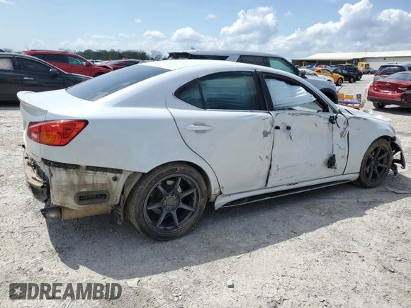 2006 Lexus IS 250 with VIN JTHBK262162014301, listed as a Copart auction lot 51656475 with 269,804 mi miles and Clean Title. Bid and sale history available at DreamBid. Image 3.