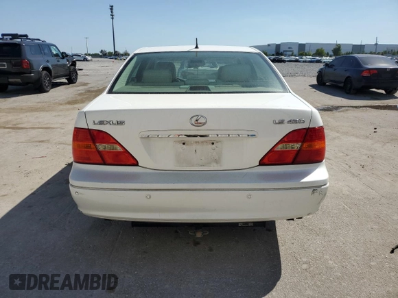 2003 Lexus LS 430 with VIN JTHBN30F130106203, listed as a Copart auction lot 52735745 with 179,658 mi miles and Salvage Title. Bid and sale history available at DreamBid. Image 6.