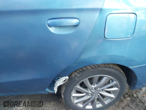 2017 Mitsubishi Mirage G4 SE with VIN ML32F4FJ5HH000686, listed as a IAAI auction lot 42057980 with 81,067 mi miles. Bid and sale history available at carsss.com. Image 6.