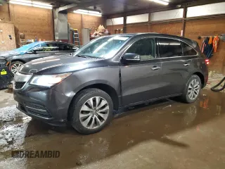 2015 Acura MDX Technology z VIN 5FRYD4H47FB005520, wystawiony jako Copart lot #58366665 z przebiegiem 180 761 mil mil oraz Szkoda całkowita • Salvage title. Historia ofert i sprzedaży dostępna na DreamBid. Obrazek 1.