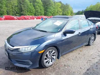 2016 Honda Civic Sedan EX with VIN 19XFC2F75GE009232, listed as a IAAI auction lot 41986268 with 160,707 mi miles. Bid and sale history available at carsss.com. Image 2.