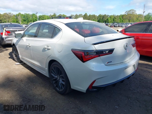 2022 Acura ILX Premium with VIN 19UDE2F82NA001049, listed as a IAAI auction lot 42278019 with 30,804 mi miles and . Bid and sale history available at DreamBid. Image 3.