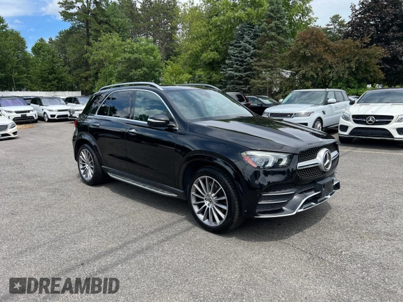 2020 Mercedes-Benz GLE 350 with VIN 4JGFB4KB2LA169800, listed as a Copart auction lot 63712655 with 91,579 mi miles and Clean title. Bid and sale history available at DreamBid. Image 1.