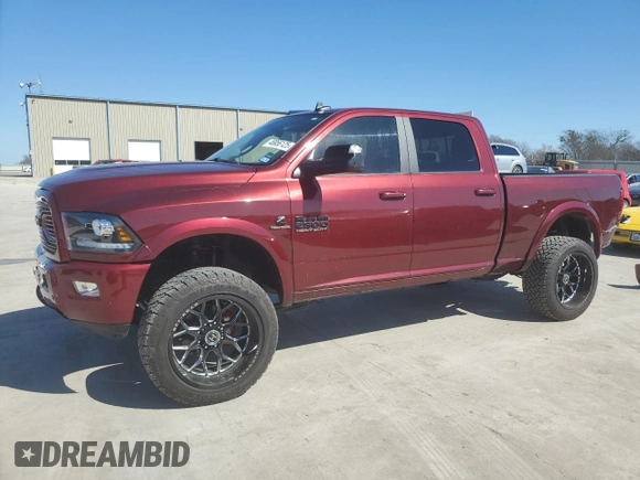 2017 Ram 2500 Laramie with VIN 3C6UR5FL3HG756880, listed as a Copart auction lot 46956125 with 121,950 mi miles and Salvage Title. Bid and sale history available at carsss.com. Image 1.